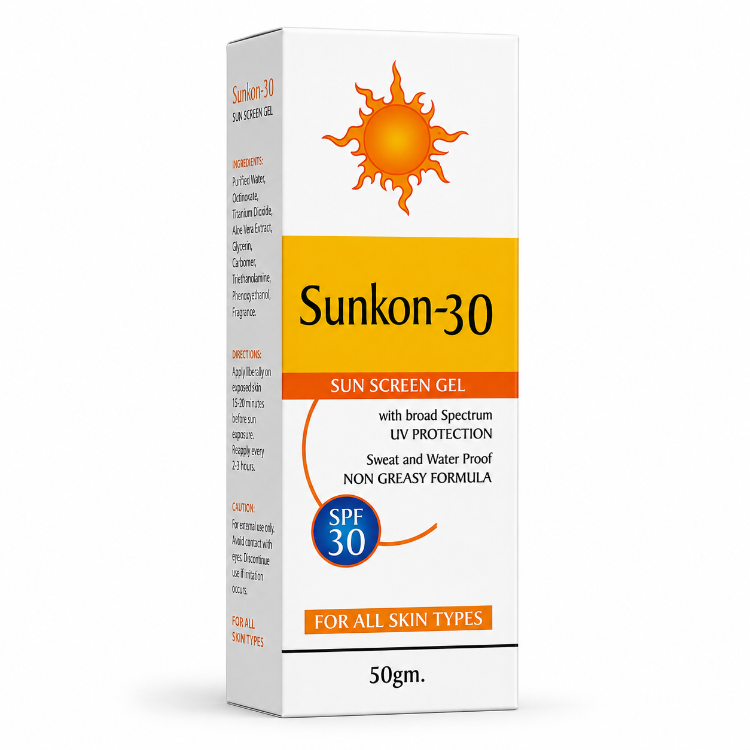 Sunkon-30 Sunscreen Gel SPF 30 50gm