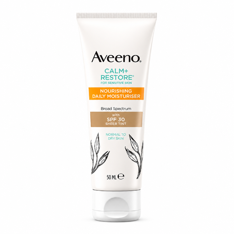 Aveeno Calm+Restore Nourishing SPF 30 Moisturiser 50 ml