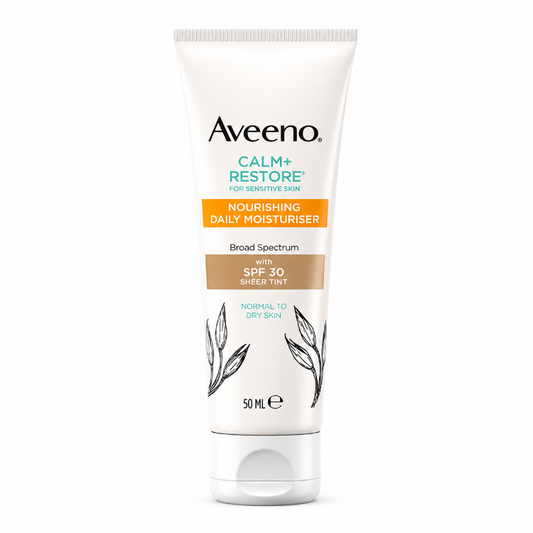Aveeno Calm+Restore Nourishing SPF 30 Moisturiser 50 ml