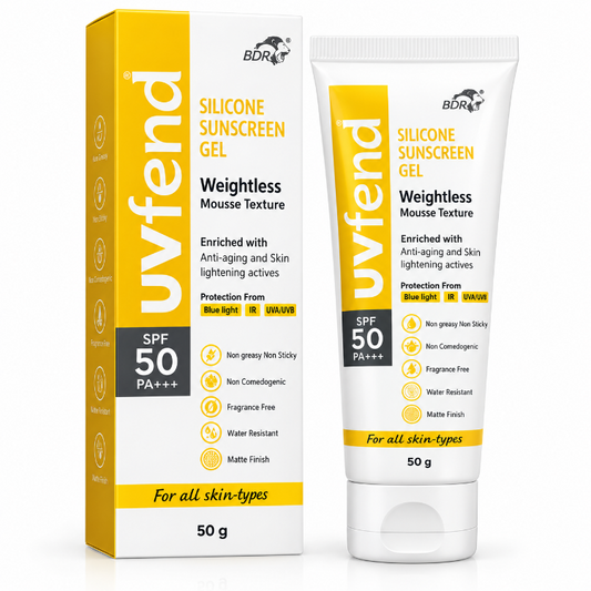 UVfend Silicone Sunscreen Gel – SPF 50 PA+++ – 50 g