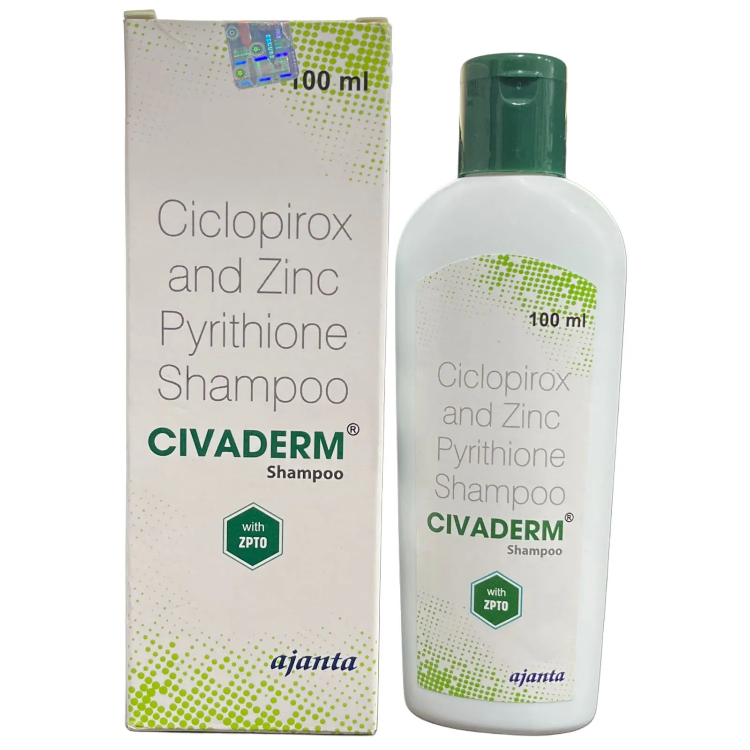 Civaderm Anti-Dandruff Shampoo, 100ml