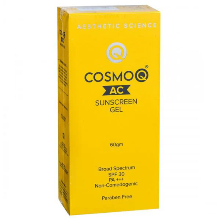 CosmoQ AC Sunscreen Gel SPF 30 PA++ 60gm