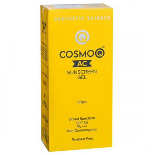 CosmoQ AC Sunscreen Gel SPF 30 PA++ 60gm
