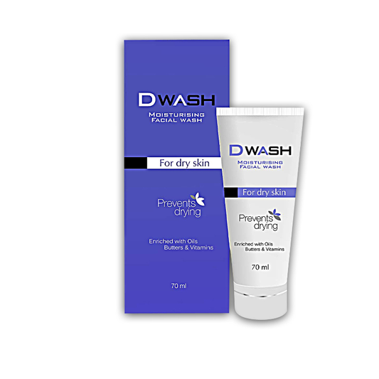 DWash Moisturising Facial Wash For Dry Skin 70ml