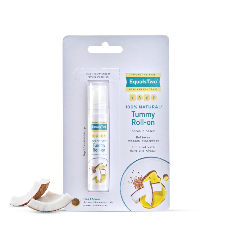 EqualsTwo Baby Tummy Roll-On Pack of 2