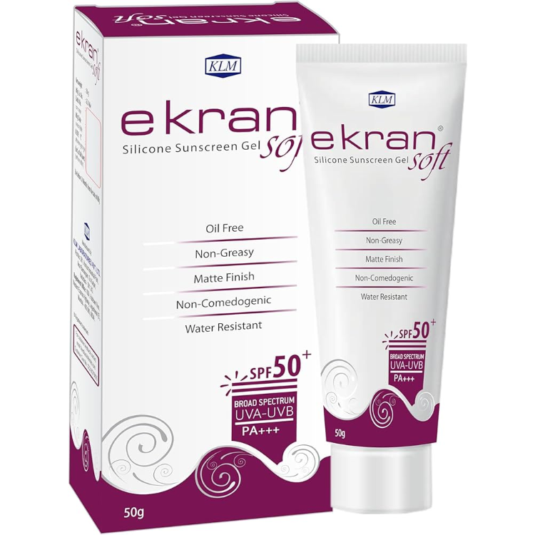 Ekran Soft Silicone Sunscreen Gel SPF 50+ 50gm