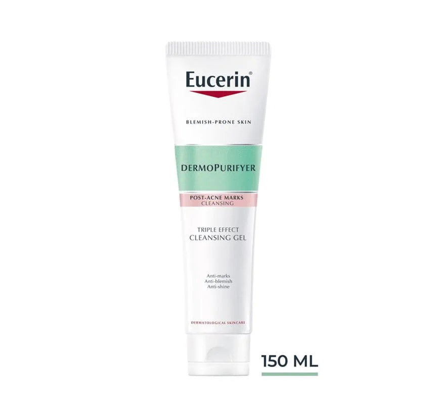 Eucerin DermoPurifyer Oil Control Triple Effect Cleansing Gel- 150ml