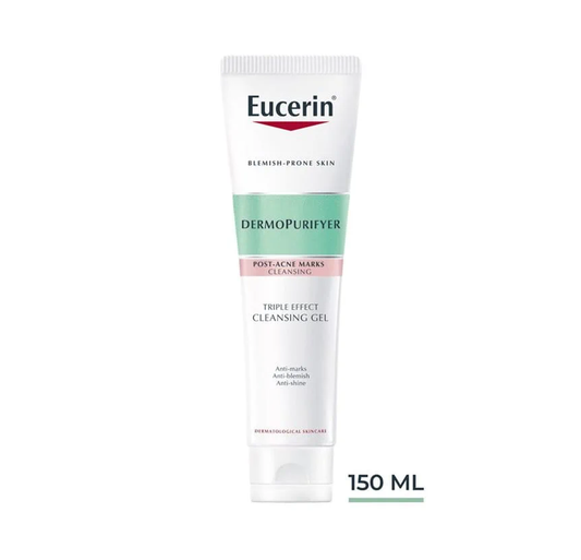 Eucerin DermoPurifyer Oil Control Triple Effect Cleansing Gel- 150ml