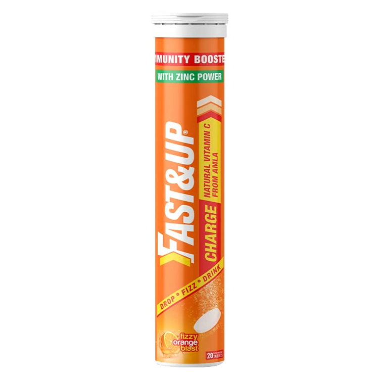 Fast&Up Charge with Natural Vitamin C Tablet Orange 20s