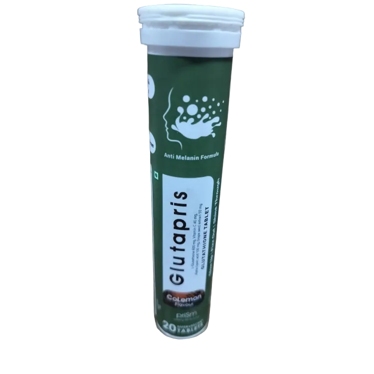 Glutapris Sugar Free Colemon Flavour Effervescent Tablet 20's