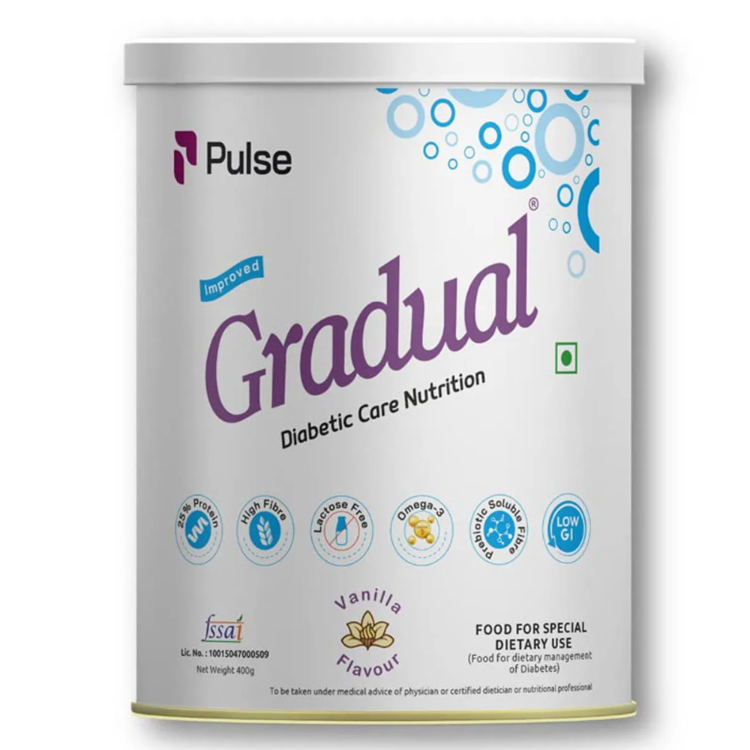 Gradual Diabetic Care Vanilla Powder 400gm