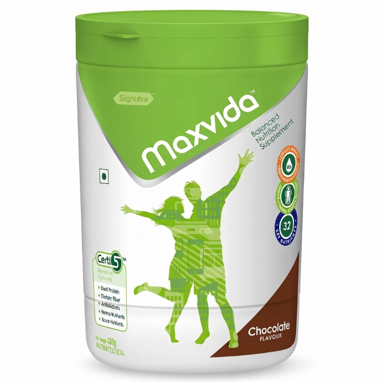 Maxvida Balanced Nutrition Supplement Chocolate Flavour 400g