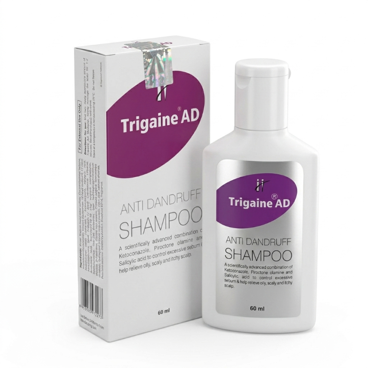 Trigaine AD Anti-Dandruff Shampoo 60ML