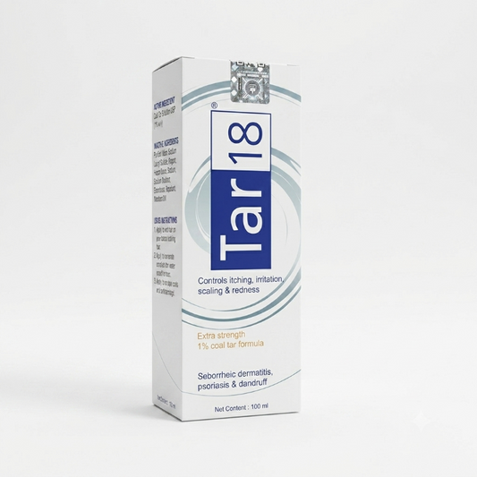 Tar 18 Medicated Shampoo for Scalp Psoriasis 100ml 