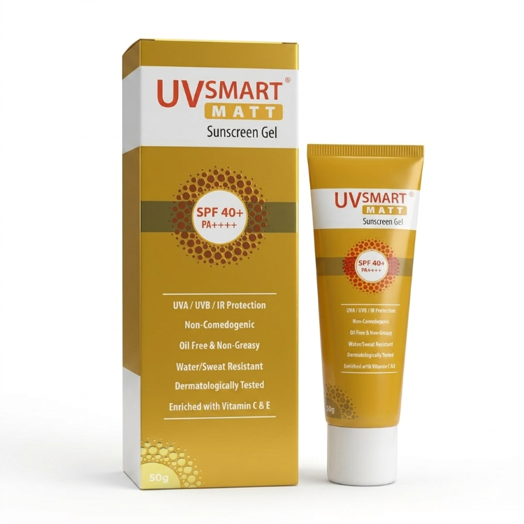 UVsmart Matt Sunscreen Gel SPF 40 PA 50GM