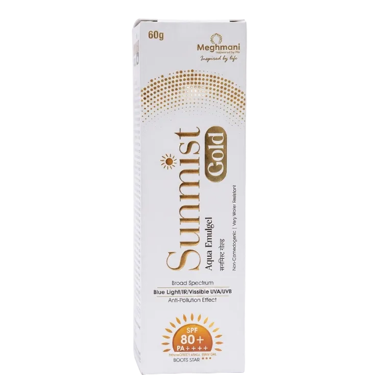 Sunmist Gold Aqua Emulgel SPF 80 60gm