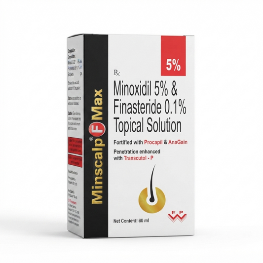 Minscalp-F Max Minoxidil 5% Finasteride 0.1% Topical Solution 60ml