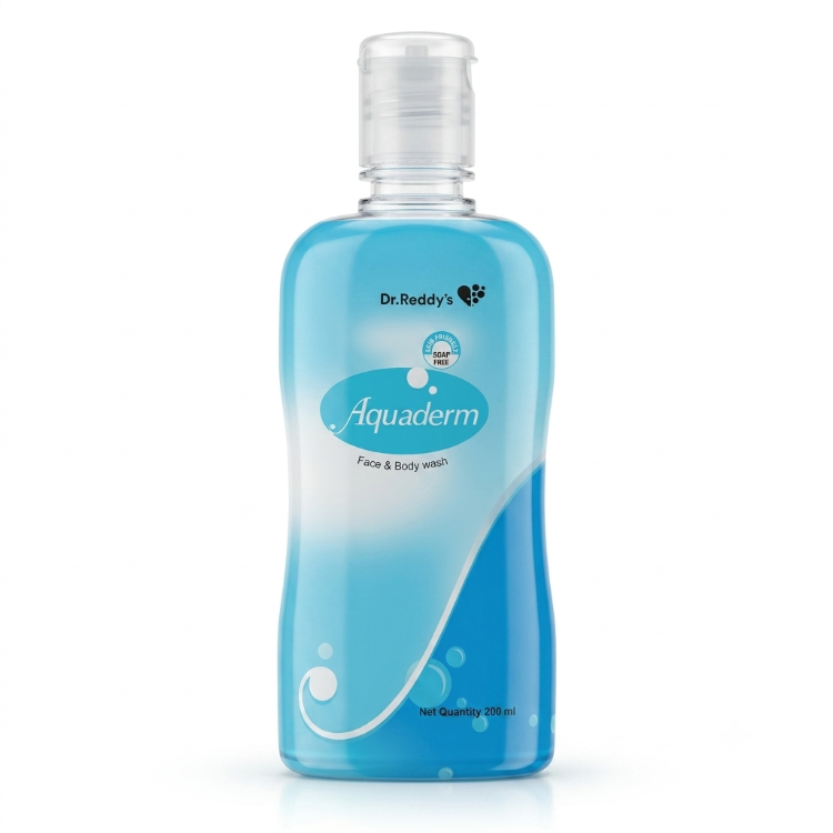 Aquaderm Face & Body Wash 200ml