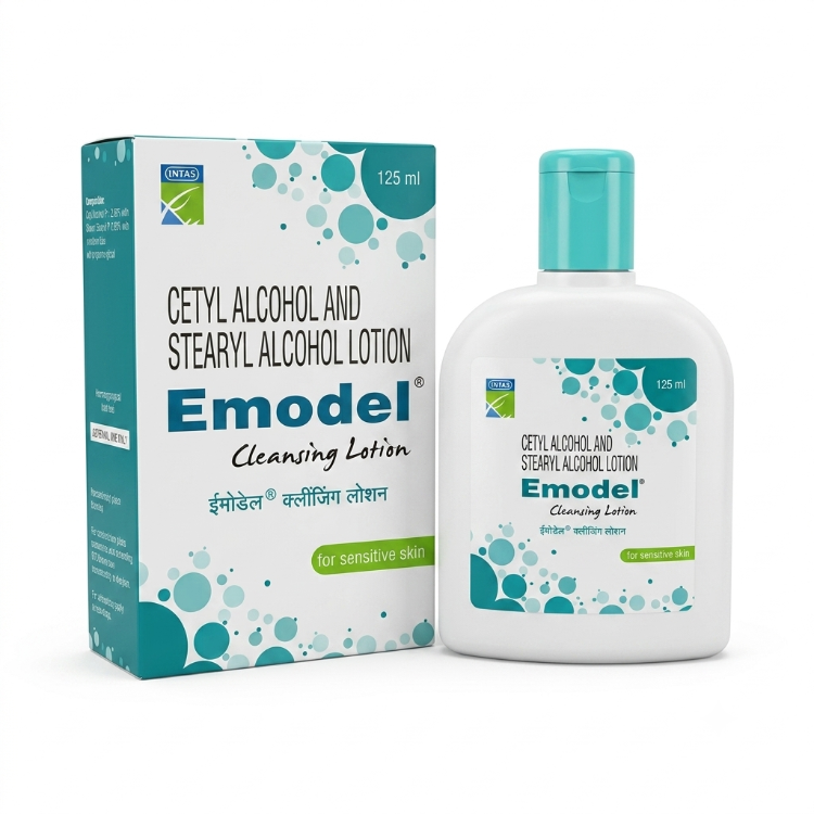 Emodel Cetyl & Stearyl Alcohol Cleansing Lotion 125ml