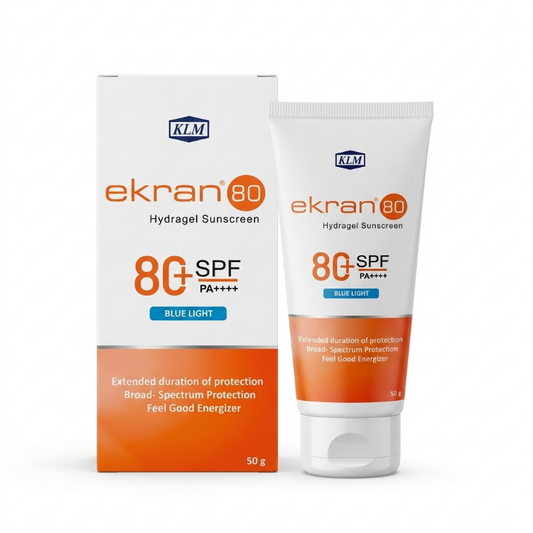 Ekran 80 Hydragel Blue Light Sunscreen SPF 80+ PA+ 50gm