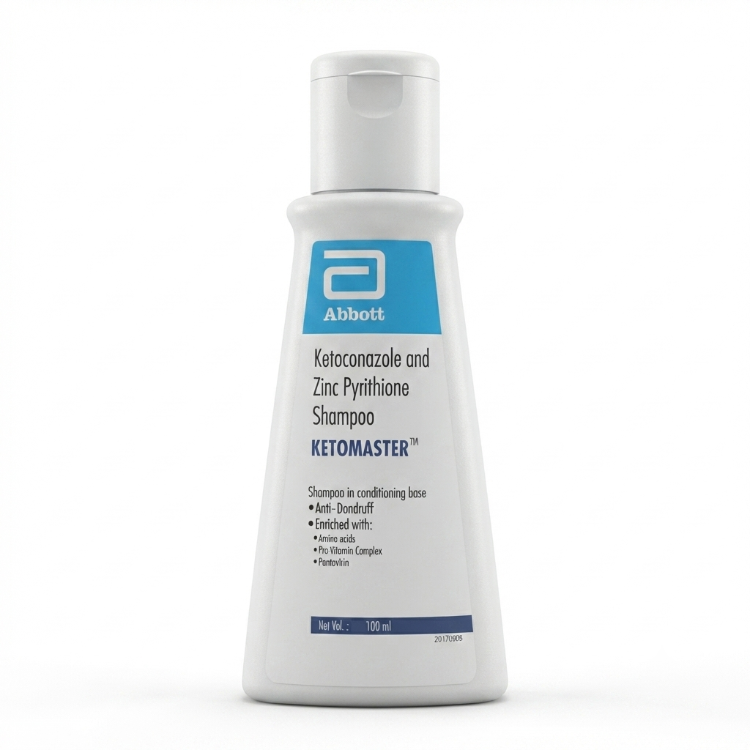 Ketomaster Ketoconazole Zinc Pyrithione Shampoo 100ml