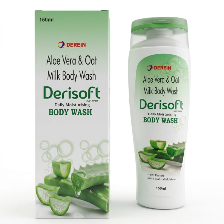 Derisoft Daily Moisturising Body Wash Aloe Vera Oat 150ml