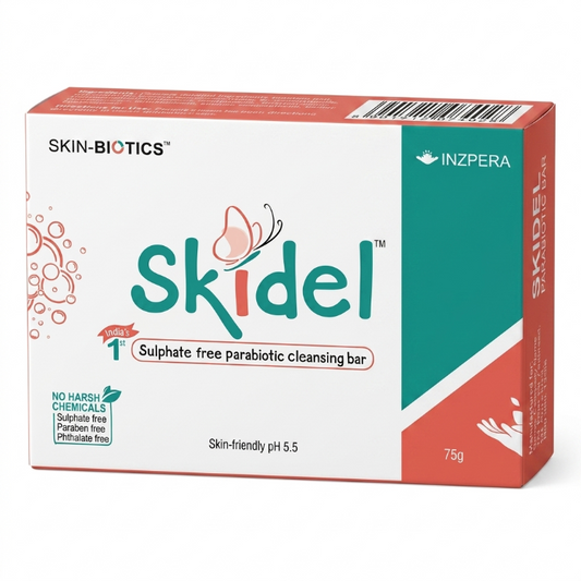 Skidel Sulphate Free Parabiotic Cleansing Bar 75gm