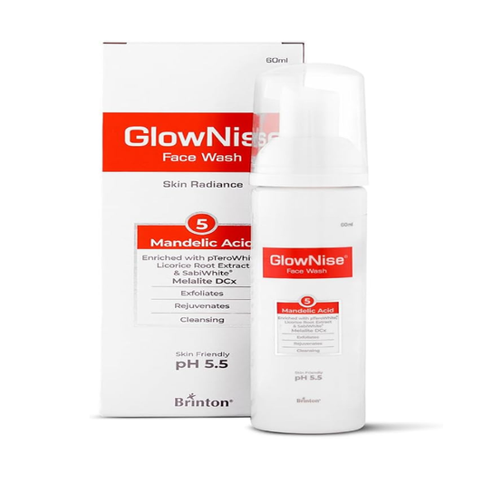GlowNise Deep Cleansing Skin Whitening Foam Face Wash 60ml