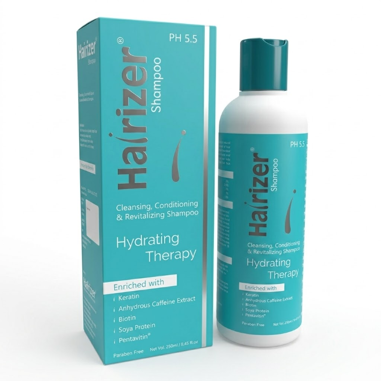 Hairizer Hydrating Therapy Shampoo 250ml | Cleansing, Conditioning Revitalizing Shampoo