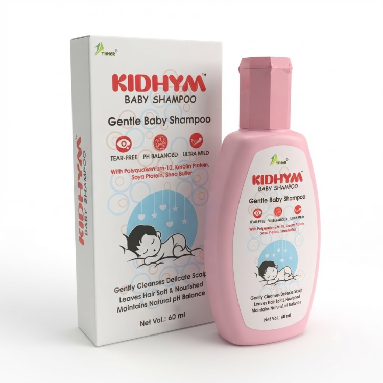 Kidhym Baby Shampoo 60ml Pack Of 2