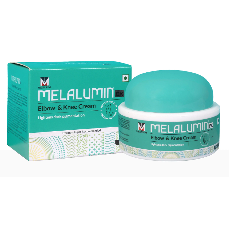 Melalumin EK Elbow Knee Cream 50g | Cream for Dark Elbows, Knees  Pigmentation
