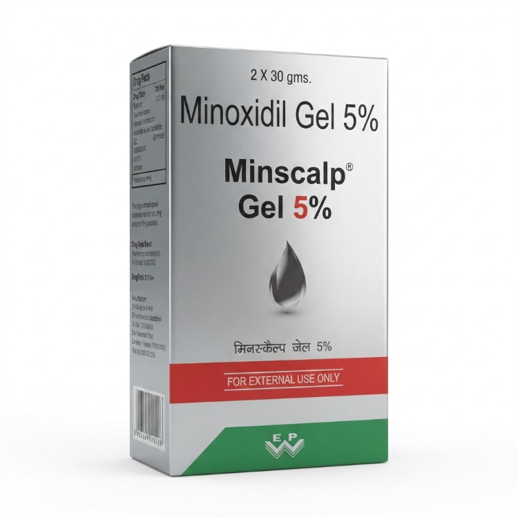 Minscalp Minoxidil Gel 5% 2 x 30g