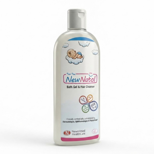 New Natol Bath Gel & Hair Cleanser 25ml