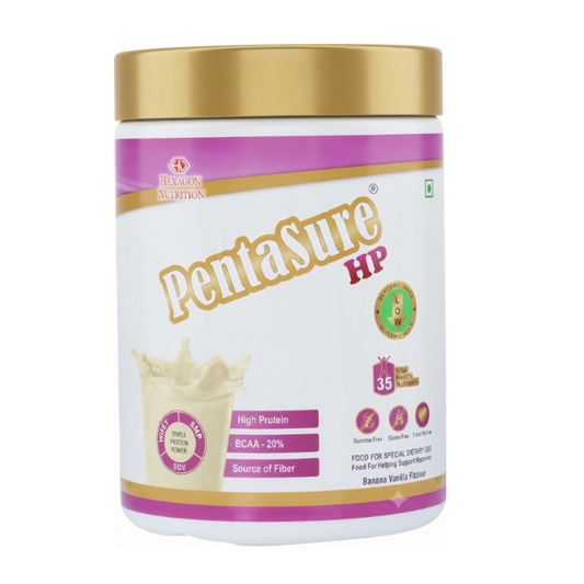 PentaSure HP High Protein Nutrition Supplement Banana Vanilla Flavour 400gm