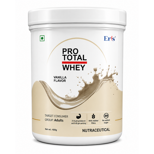 Pro Total Whey Protein Powder Vanilla Flavour 400g