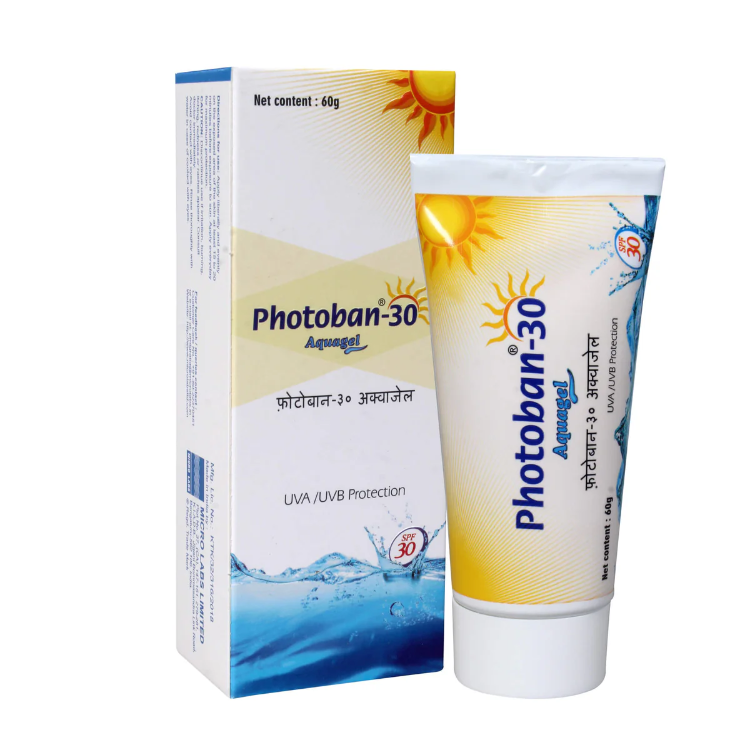 Photoban-30 Aquagel Sunscreen SPF 30+ 100gm