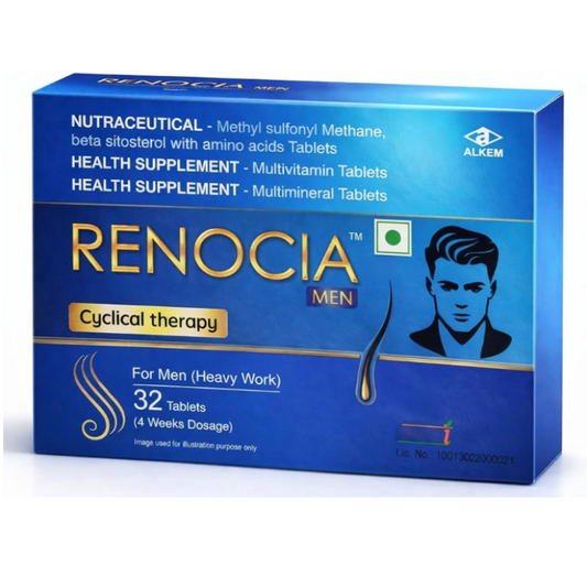Renocia Men Hair Cyclical Therapy Nutraceutical Tablet For Men 32S