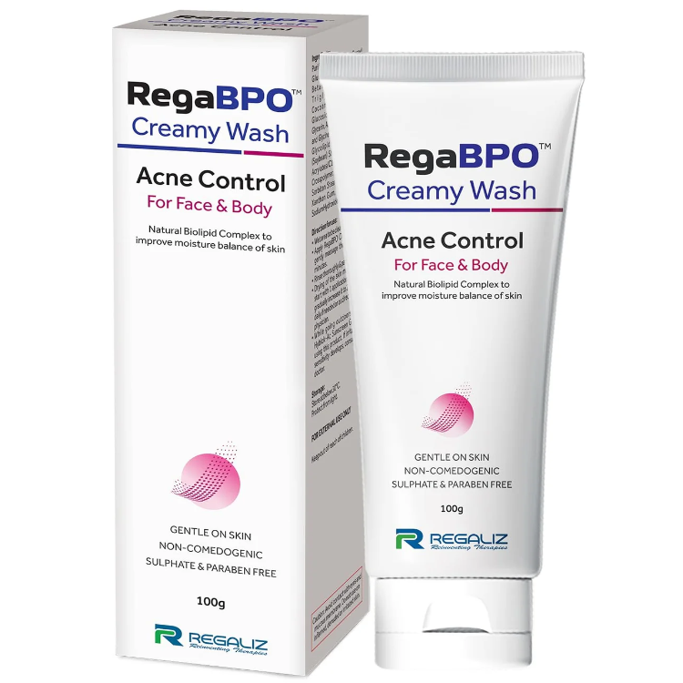Rega-BPO Acne Control Creamy Wash 100gm
