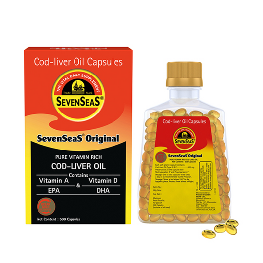 Seven Seas Original Cod Liver Oil Capsules