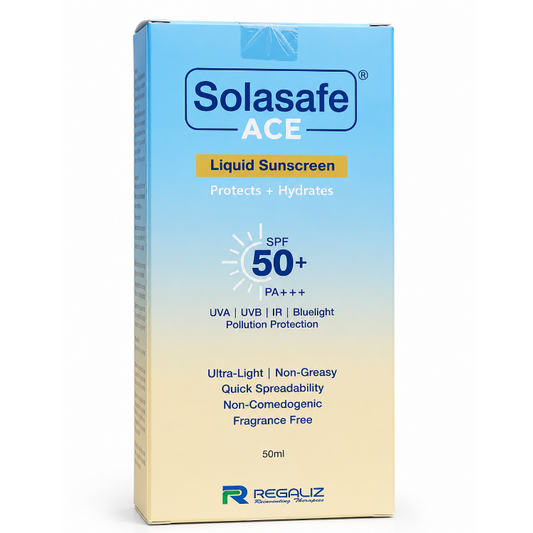 Solasafe ACE Liquid Sunscreen SPF 50+ PA+++ 50ml