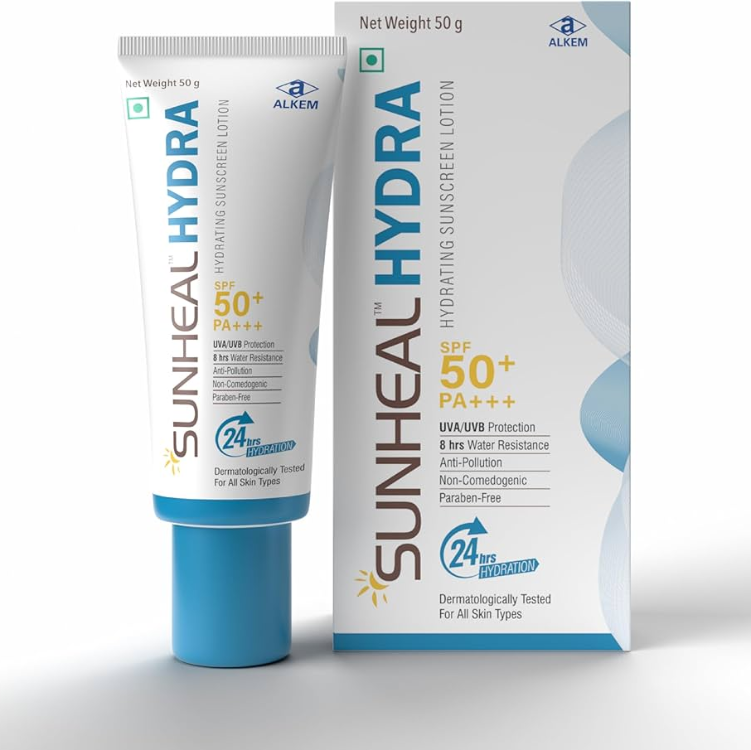 Sunheal Hydra SPF50+ PA+ Sunscreen Lotion50gm