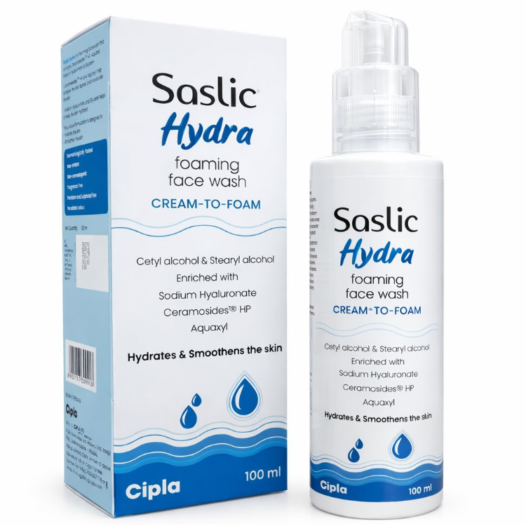 Saslic Hydra Foaming Face Wash, 100 ml