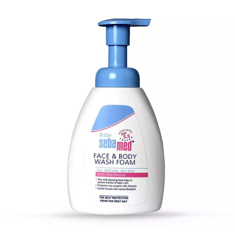 Sebamed Baby Face & Body Wash Foam 400ml