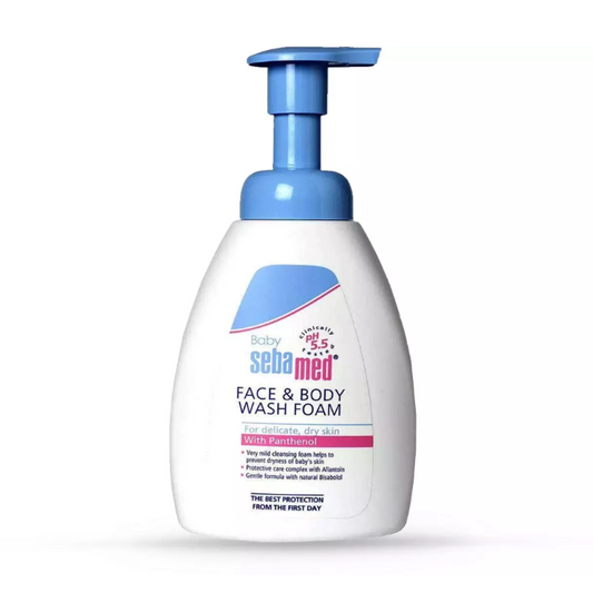 Sebamed Baby Face & Body Wash Foam 400ml