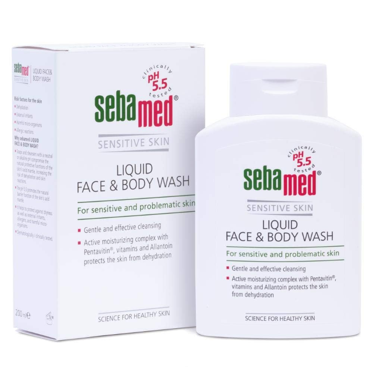 Sebamed Liquid Face and Body Wash 200ml 