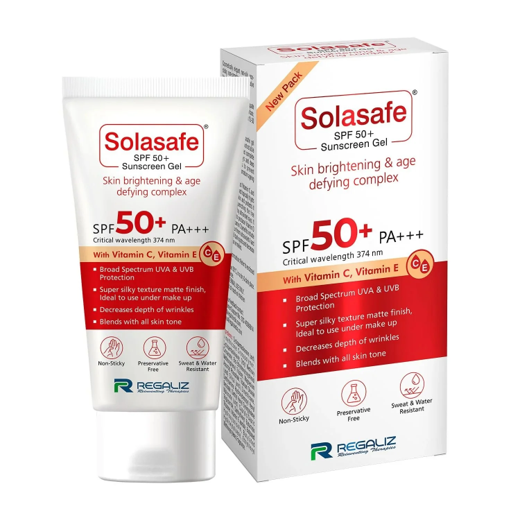 Solasafe SPF 50+ Silicone Sunscreen Gel 50gm