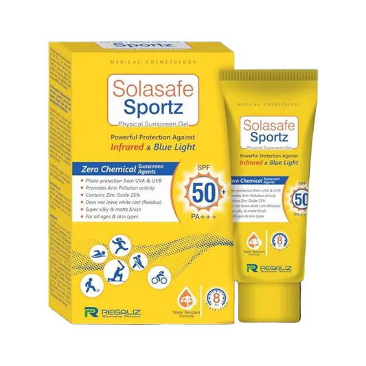 Solasafe Sportz Physical Sunscreen Gel SPF 50+ 50 gm