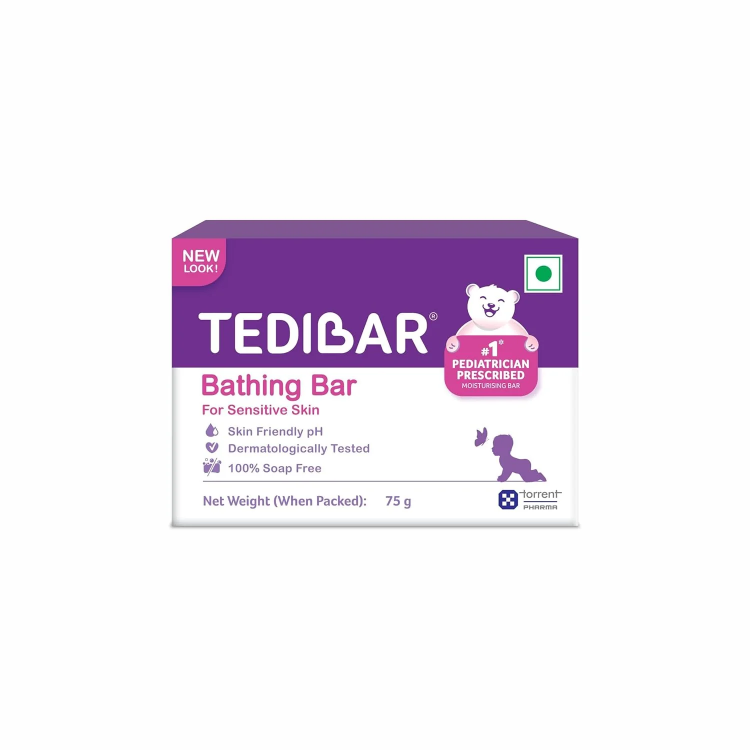 Tedibar Baby Bathing Bar 75gm