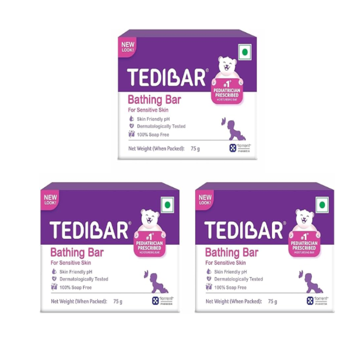 Tedibar Baby Bathing Bar 75gm