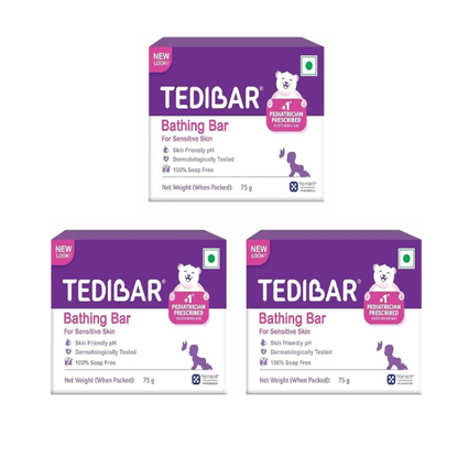 Tedibar Baby Bathing Bar 75gm